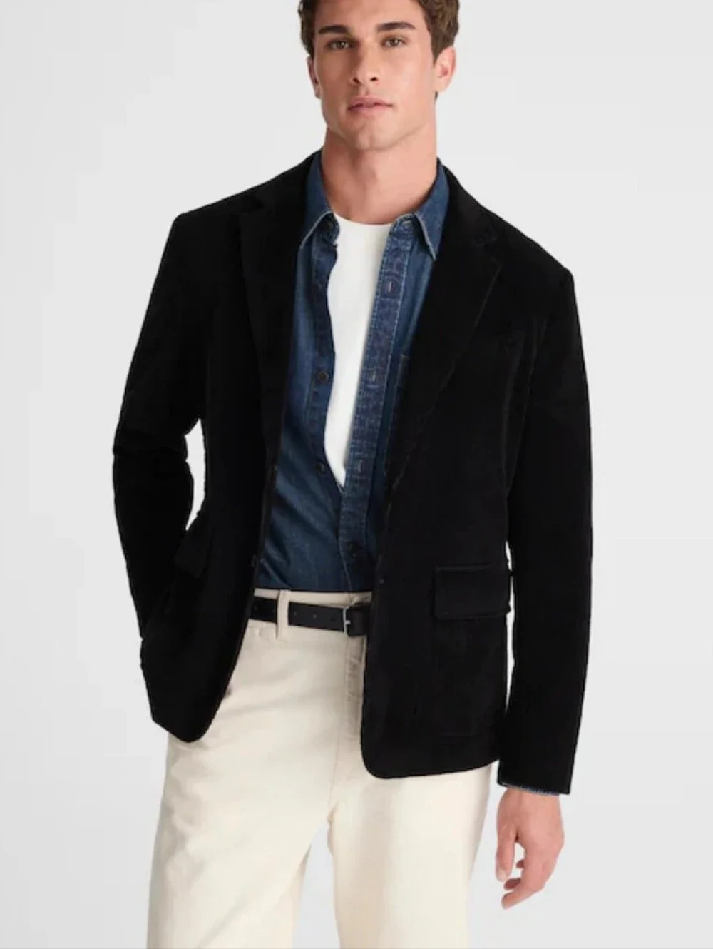 Madewell Unstructured Blazer in Corduroy NX974 Size 36 Black